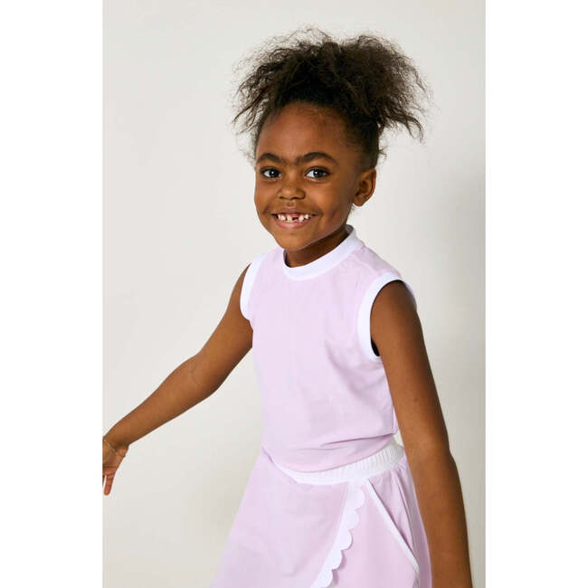 Girls Muscle Tank, Lavender - Tank Tops - 3