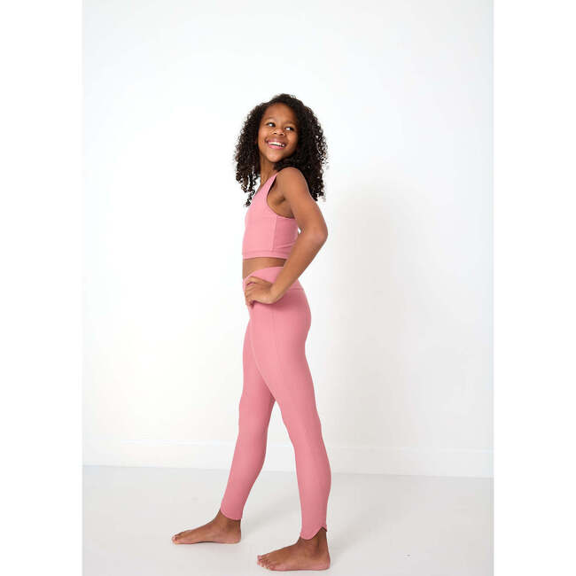 Girls Legging, Dusty Pink