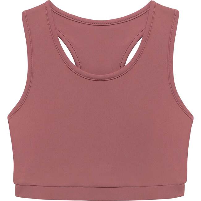 Girls Crop Top, Dusty Pink