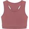 Girls Crop Top, Dusty Pink - Tank Tops - 1 - thumbnail