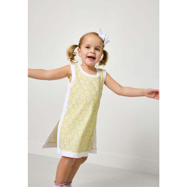 Girls Lemon Love Dress, Lemon - Dresses - 4
