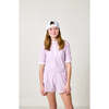 Girls Henley Top, Lavender - T-Shirts - 5