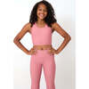Girls Crop Top, Dusty Pink - Tank Tops - 3