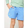 Boys Super Short Unlined, Sky Blue Baseline - Shorts - 4