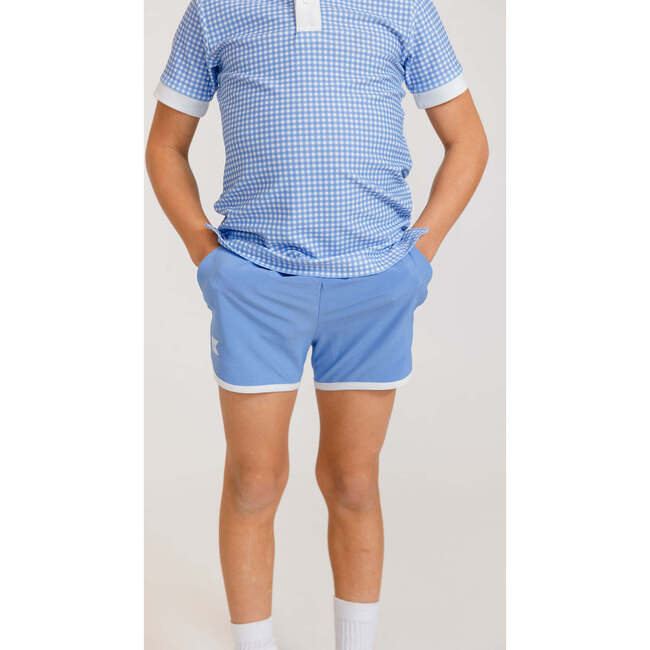 Boys Retro Super Short Unlined, Sky Blue