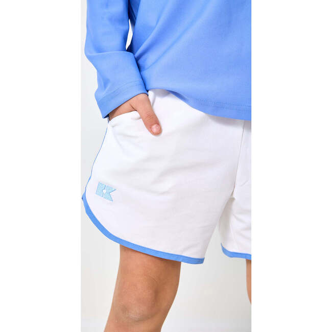 Boys Retro Super Short Unlined, White