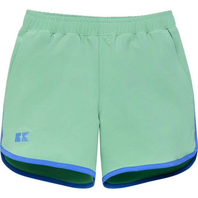 Boys Retro Super Short Unlined, Palm Green