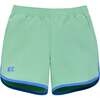 Boys Retro Super Short Unlined, Palm Green - Shorts - 1 - thumbnail
