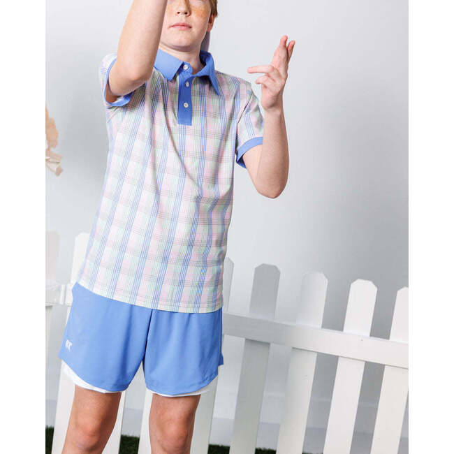 Boys Running Short, Sky Blue - Shorts - 3