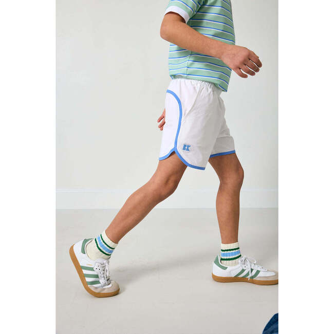 Boys Retro Super Short Unlined, White - Shorts - 3
