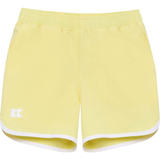 Boys Retro Super Short Lined, Lemon