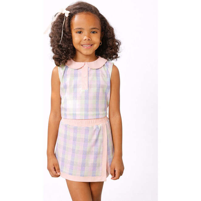 Girls Gingham Retro Skirt, Multi - Skirts - 5