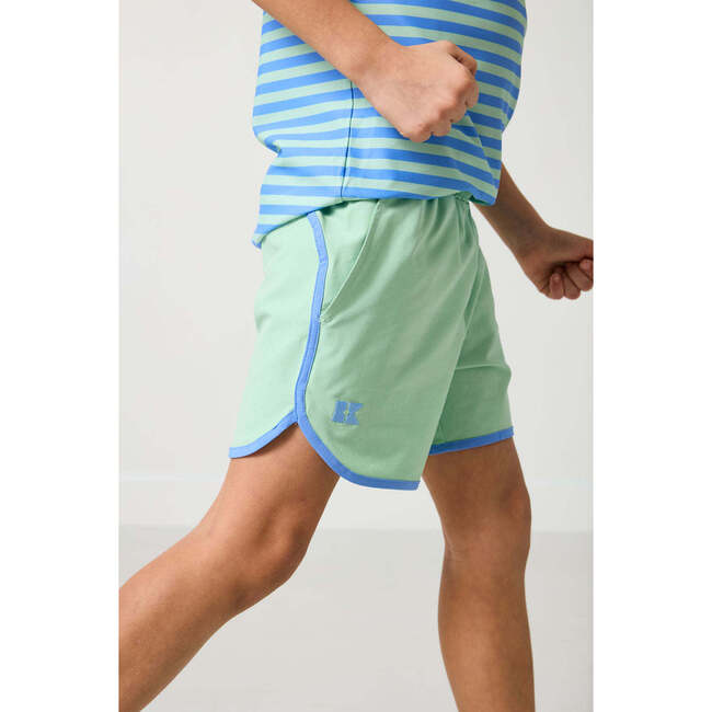 Boys Retro Super Short Unlined, Palm Green - Shorts - 4