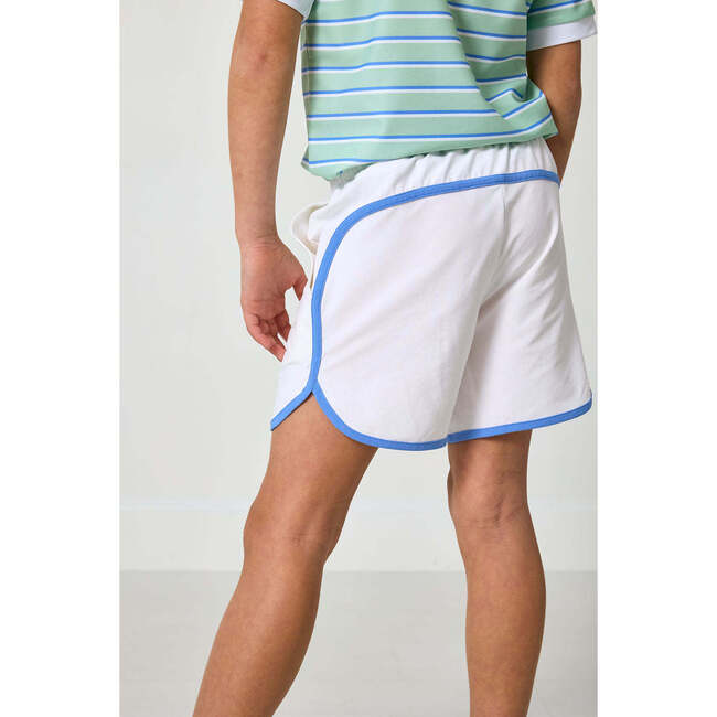 Boys Retro Super Short Unlined, White - Shorts - 5