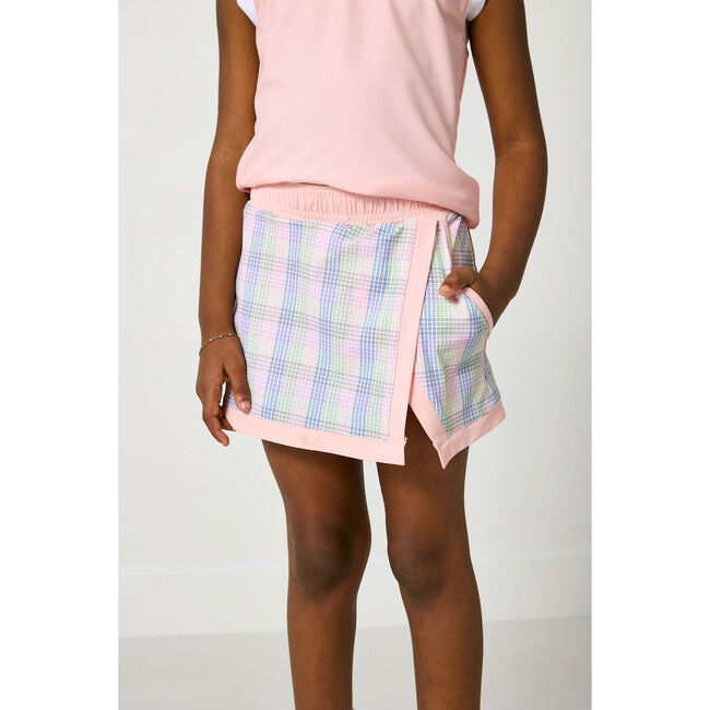 Girls Gingham Retro Skirt, Multi - Skirts - 6