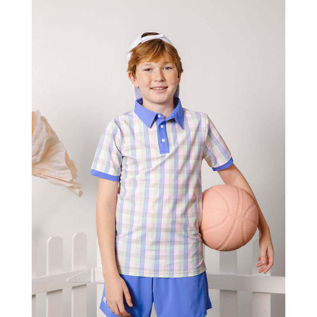 Boys Polo Shirt, Gingham