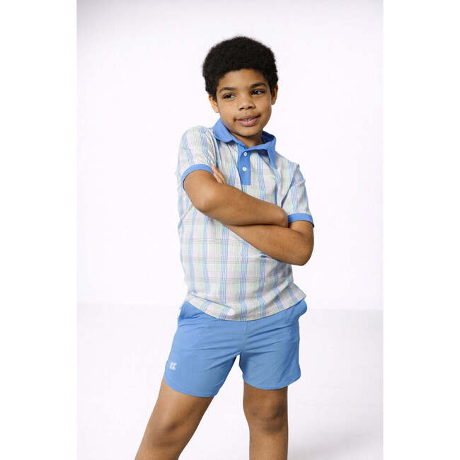 Boys Polo Shirt, Gingham - Polo Shirts - 3