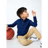 Boys Half Zip, Navy - Sweatshirts - 2