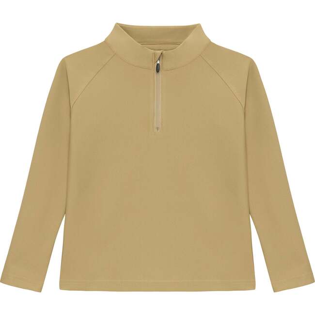 Boys Half Zip, Khaki