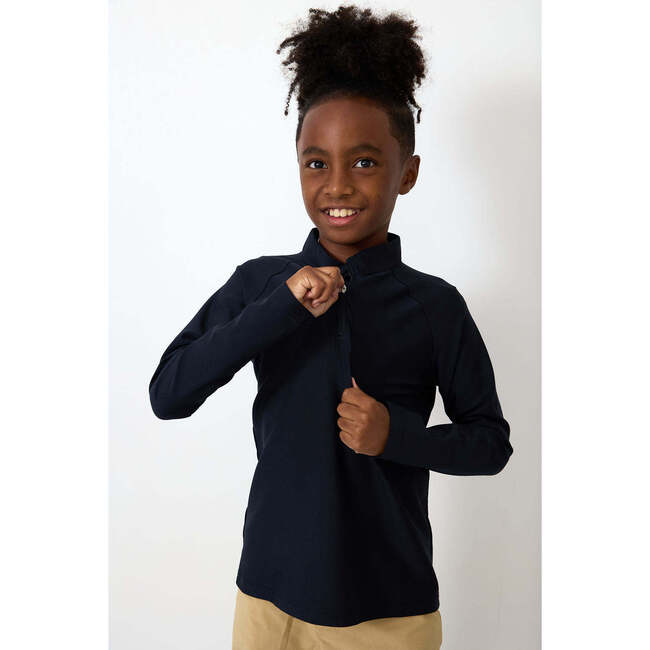 Boys Half Zip, Black