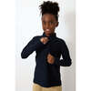 Boys Half Zip, Black - Sweatshirts - 2