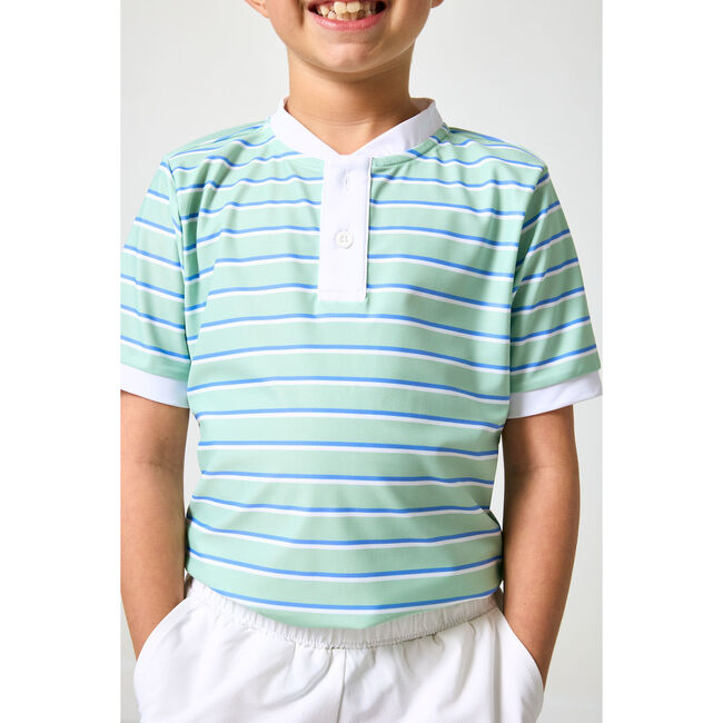 Boys Blade Shirt, Palm Green Baseline