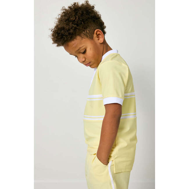 Boys Blade Shirt, Lemon Stripe