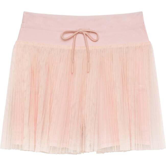 Girls Pleated Skort, Pink - Skirts - 1