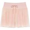Girls Pleated Skort, Pink - Skirts - 1 - thumbnail