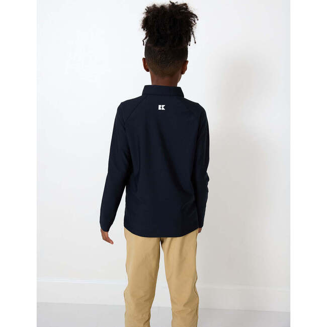 Boys Half Zip, Black - Sweatshirts - 5