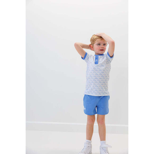 Boys Super Short, Sky Blue - Shorts - 4