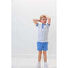 Boys Super Short Lined, Sky Blue - Shorts - 4