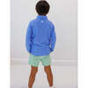 Boys Half Zip, Sky Blue - Sweatshirts - 3