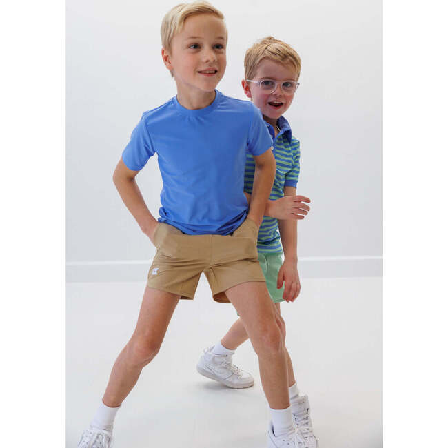 Boys Practice Tee, Sky Blue - T-Shirts - 4