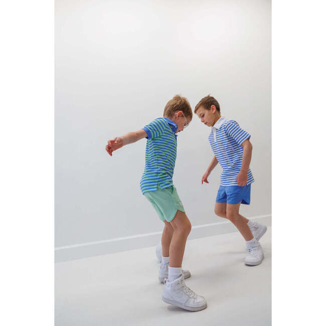 Boys Super Short Lined, Palm Green - Shorts - 5