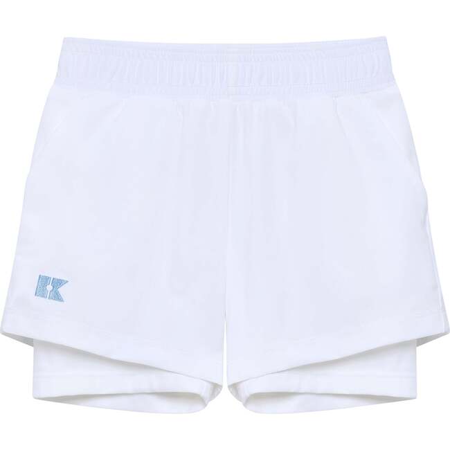 Boys Running Short, White
