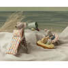 Beach mouse with air mattress, Dad - Flower - Dolls - 2