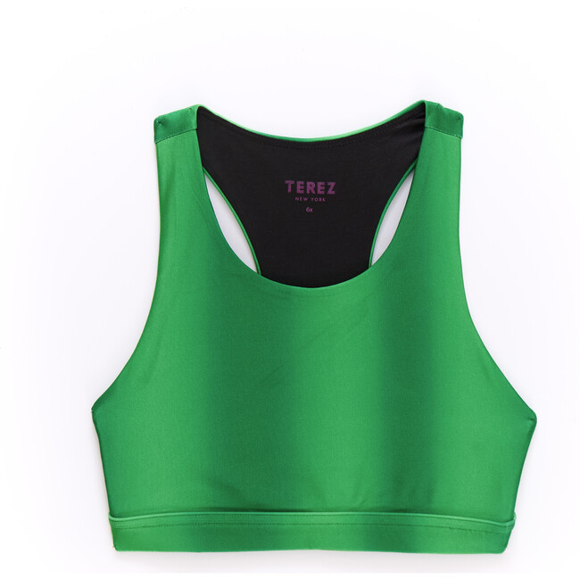 Tween Sports Bra In Green Ombre