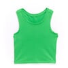 Tween TLC Crop Top In Green - Tank Tops - 1 - thumbnail