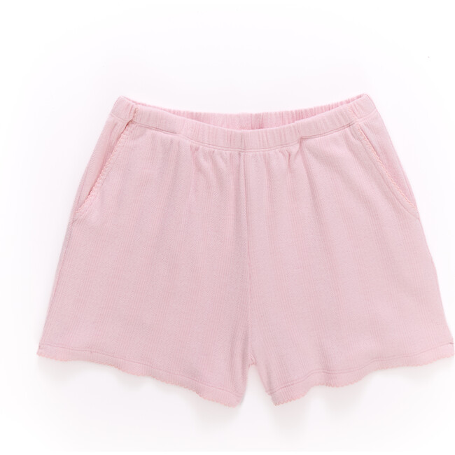 Tween Pointelle Short In Peony Pink