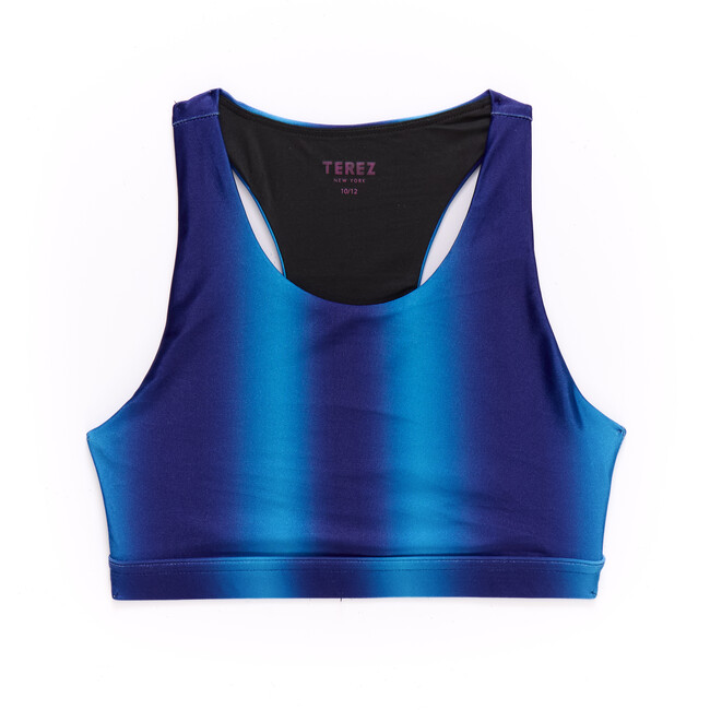 Tween Sports Bra In Blue Ombre