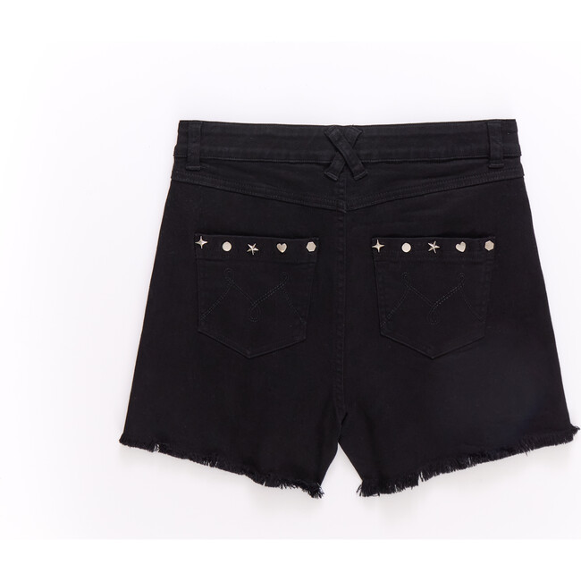 Tween Twill Stud Short In Black