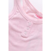 Tween Pointelle Tank In Peony Pink - Tank Tops - 2