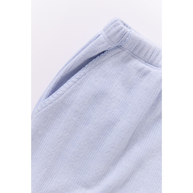 Tween Pointelle Short In Cloud Blue