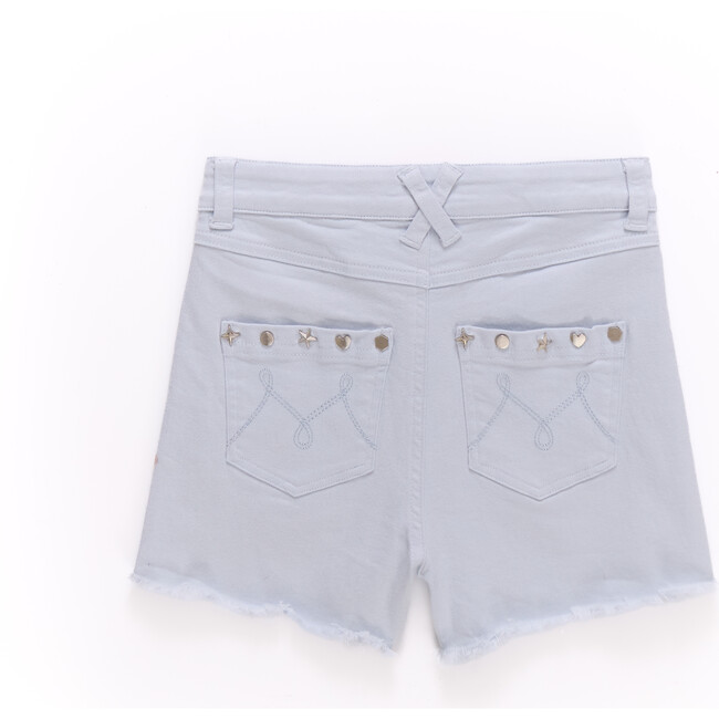 Tween Twill Stud Short In Cloud Blue