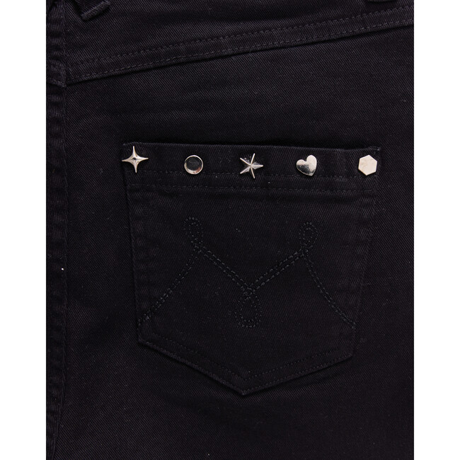 Tween Twill Stud Short In Black - Shorts - 4