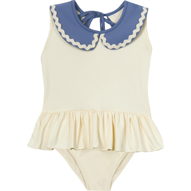 Mipounet SS26 Olie, Swimwear (Ecru/Blue)