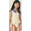 Mipounet SS26 Olie, Swimwear (Ecru/Blue) - One Pieces - 2