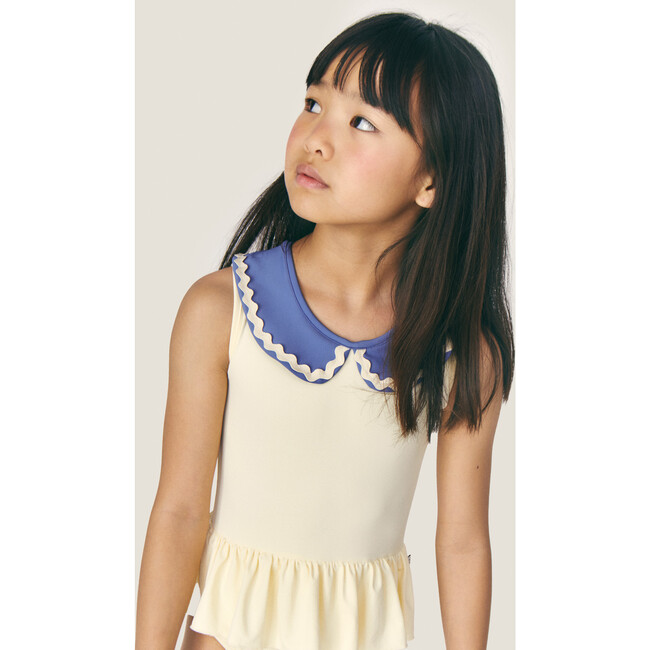 Mipounet SS26 Olie, Swimwear (Ecru/Blue) - One Pieces - 3