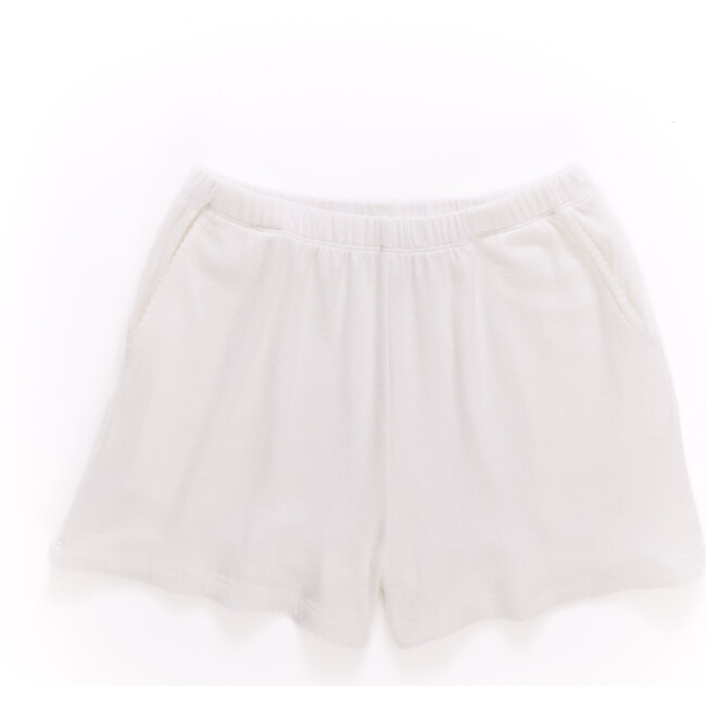 Tween Pointelle Short In Bright White